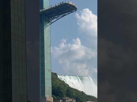 Prospect point observation tower in the US offers views of American falls & Niagara River rapids!