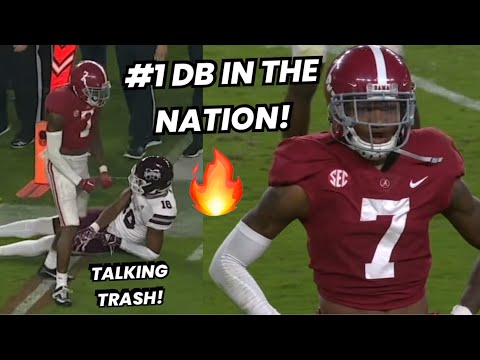 Eli Ricks Alabama ‘DEBUT’ 🔥 The Next Jalen Ramsey 😳 Alabama Vs Mississippi State Highlights