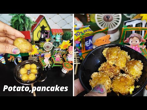 Mini Potato Pancakes🥞|Amazing Delicious Roast 🧀Cheese Potato Pancakes 😋#potatopancake