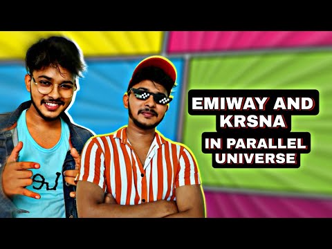 Emiway And Krsna In Parallel Universe 🌐🙃 #shorts #emiwaybantai #krsna #aruj