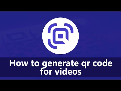 How to generate QR code for videos