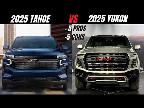 2025 Chevrolet Tahoe vs. GMC Yukon: 5 Reasons to Buy & 5 to Skip!