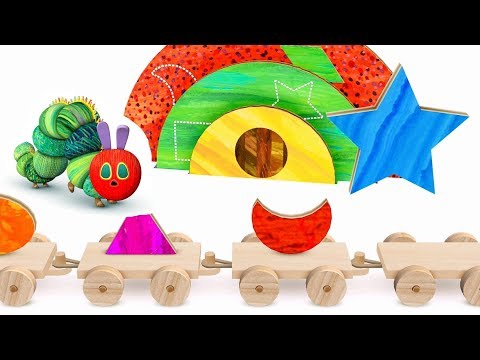 Kids learn Shapes & Colors with the Hungry Caterpillar Shapes App