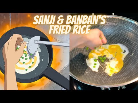 The GREATEST Anime Food in Real Life Recipes - Sanji and BanBan's Fried Rice from One Piece