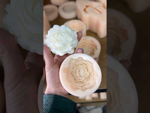 Силіконова форма Півонія / Silicone mold Peony #mold #свічки #diy #candlemold