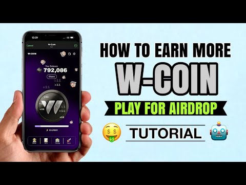 How to Mine and Play W-COIN on Telegram | Earn Crypto Airdrop 🤑 | Tutorial