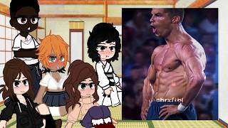 {NTR} Kokujin No Tenkousei React To Hiroki As Cristiano Ronaldo | Gacha React