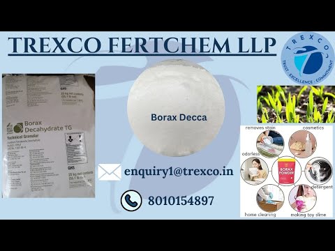 Borax Decahydrate - Detail Description, Uses, Agriculture, Medical, Borax Deca as cleaning agent