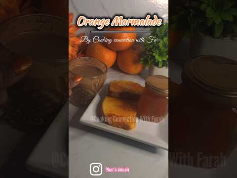 Homemade Oranges Marmalade Recipe 🍊😋#orangejam #marmalade #shorts #cookingconnectionwithfarah