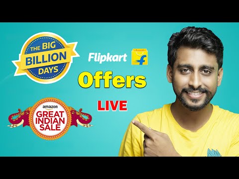 Flipkart big blind and Amazon great Indian festival Offers Live ⚡