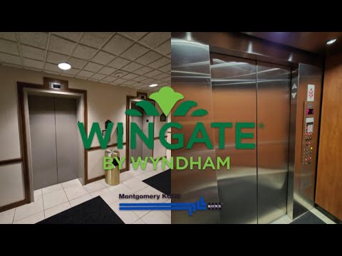 Fast Montgomery KONE hydraulic elevators at the Wingate in Ellicottville NY