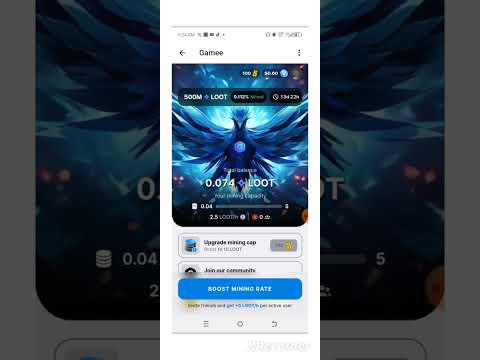 Gamee airdrop mining on telegram, how to mine