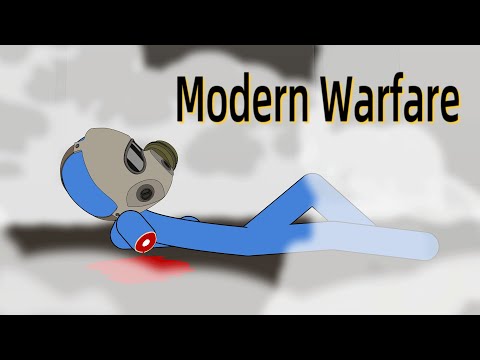 【W-A】Modern warfare: Two-Face Stickman Animation