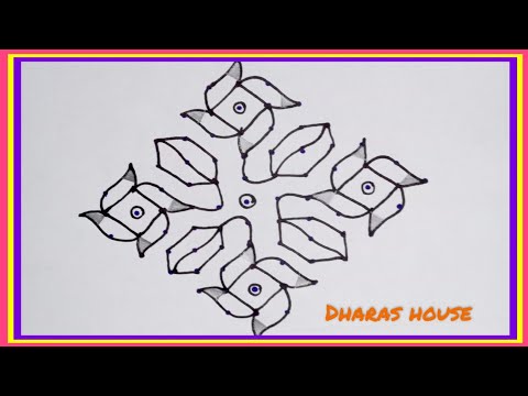 2022 new year rangoli||New year special rangoli||new year kolam||dharas house||#83