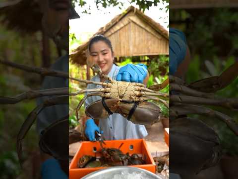 Yummy big mud crabs 🦀 cooking