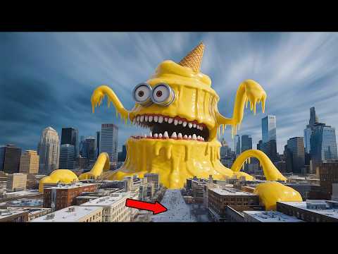 ICE CREAM MONSTER MINION | Christmas Part (Minions Parody)