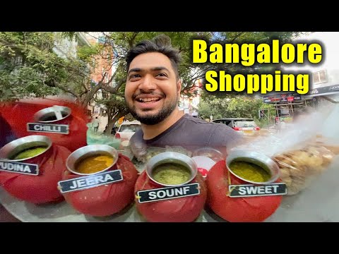 Bangalore Street Food HSR Layout | Pani Puri | Kannada Vlog | Riding Stores | TheGeekIndia #shopping