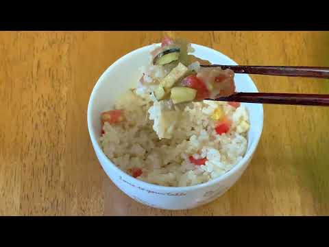 家庭菜園【食糧備蓄】トマトとナスの収穫