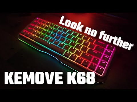 Unboxing and Review Mechanical Keyboard: Kemove K68