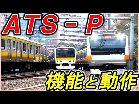 【ＡＴＳーＰ】＊〝パターン〟で制御＊冒進・速度超過を防止＊自動列車停止装置＊