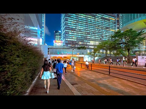 Tokyo Akihabara to Tokyo Station Evening Walk, Japan • 4K HDR