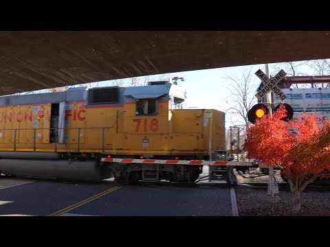 UP 662 Florin Flyer Local | Sunrise Station Railroad Crossing, Rancho Cordova CA