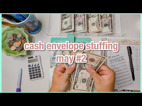 cash envelope stuffing | may week #2 | low income budget | sinking funds & savings challenges