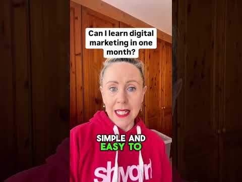 Can I learn digital marketing in one month?