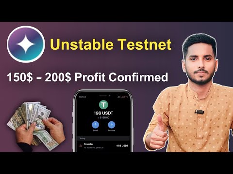 150$ - 200$ Income Free | Unstable Testnet Crypto Airdrop | mobile diye taka income 2024