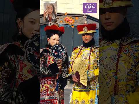 Manchurian Emperor Style looks stunning with these models #fashion #traditional