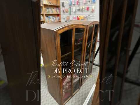 Thrifted Cabinet DIY Project! Here’s how… #diyproject #diy #thrift #flip #fixerupper #reno #kitchen