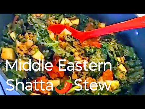 Crave Kale?🥬Middle Eastern Spicy Vegan Kale Shatta🌶️Stew