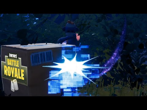 草むらの中に段ボールで隠れているのが怪しすぎて笑える件www【FORTNITE】