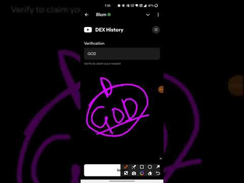 DEX History Verfication code blum || 28 November today Youtube video code || Blum video code today