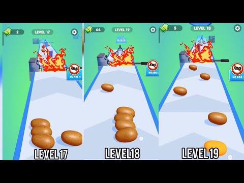 patato games Level 1718,19, winner gameplay ( android vs iOS ) #gaming #patatigames  #aloogame 🥔🥔