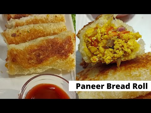 paneer bread roll recipe- egg paneer bread roll-paneer stuffed bread roll- Easy iftaar snack #paneer