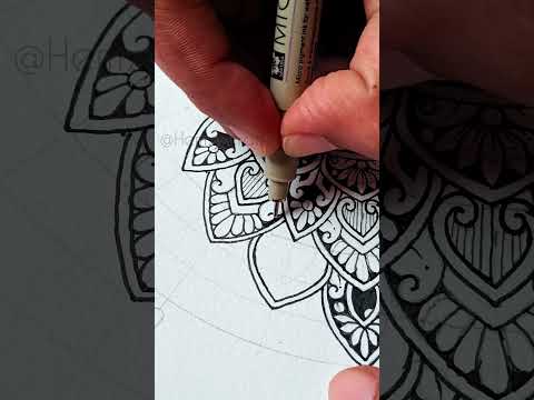 easy mandala patterns tutorial #mandala #pattern