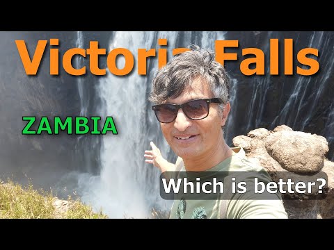 VICTORIA FALLS FROM ZAMBIA SIDE | THE VIEWS ARE STUNNING