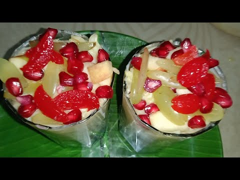 సేమియా ఫ్రూట్ సలాడ్|semiya fruit salad|semiya fruit salad in telugu