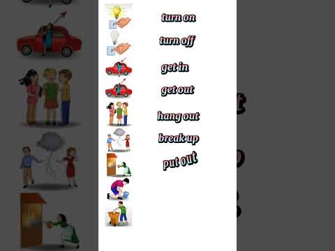 English Phrasal Verbs For Everyday Life #english #dailyenglish #phrasalverbs #shortsvideo