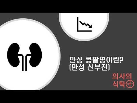 만성콩팥병이란? 만성신부전 #만성콩팥병정의 #만성콩팥병개념