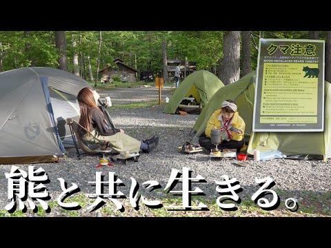 熊がよく出るキャンプ場！それでもここは天国でした【ツキノワグマ生息域】