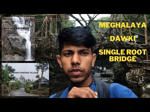 Asia's Cleanest Village/ Mawlynnog / Dwaki Crystal Clear River / Single Root Bridge / MEGHALAYA