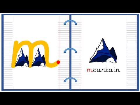 Lowercase Alphabet Letter M Learn to Read and Write