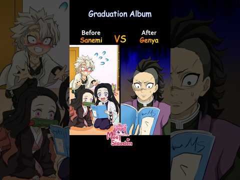 GRADUATION ALBUM - Genya VS Sanemi #KimetsuNoYaiba  の卒業アルバム #Sasuke #Itachi