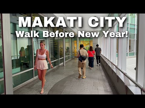 Makati City Walking Tour Before New Year 2025 + Legazpi Sunday Market | Philippines