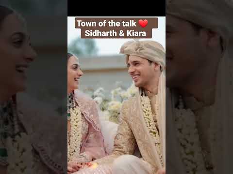 Sidharth Malhotra & Kiara Advani  #sidharthmalhotra #kiaraadvani #wedding #couplegoal #trending#cute