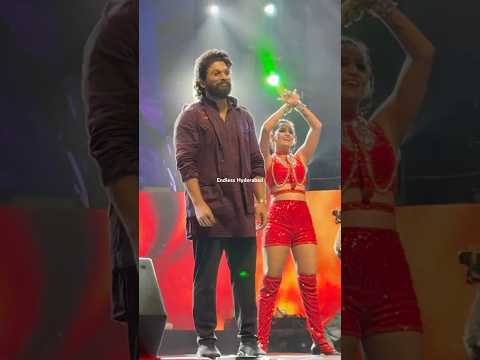 Allu Arjun Entry at Pushpa 2 Pre Release Event in Hyderabad | Actress Sreeleela | Allu Arjun