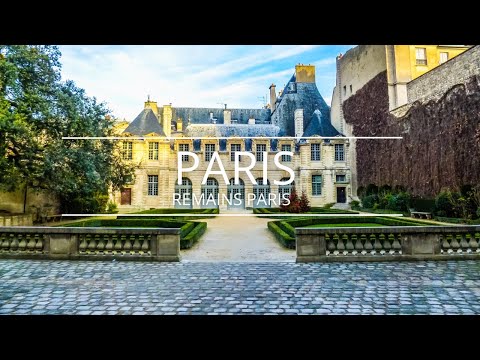 A walk in Paris 4K - From Hôtel de Sully to Place des Vosges: A Parisian Adventure