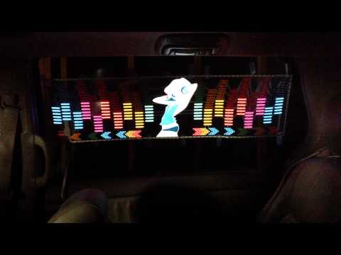 Music rhythm activated LED lights for car (Blond Beauty) --- DonkeyLED